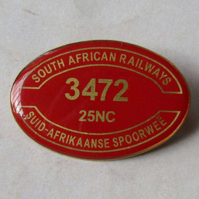 Old SAR Railways 3472 Badge