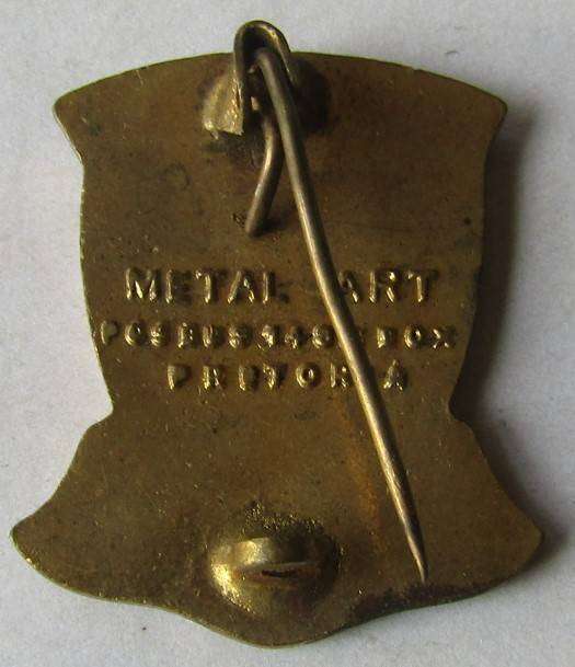 Old Laerskool Du Preez Van Wyk Pin Badge