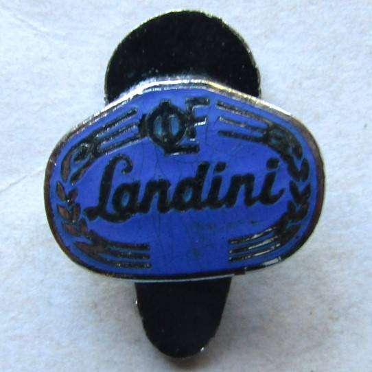 Old Italian Landini Tractors Metal Buttonhole Badge