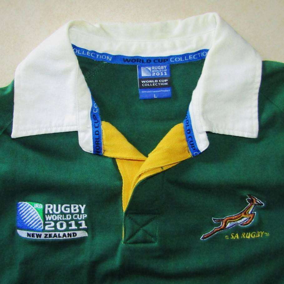 2011 World Cup Springbok Rugby Jersey - Large Size