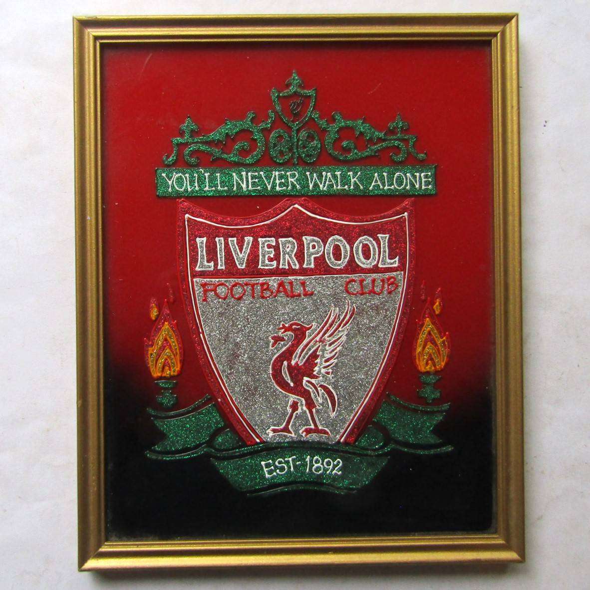 Old Liverpool Football Club Framed Display