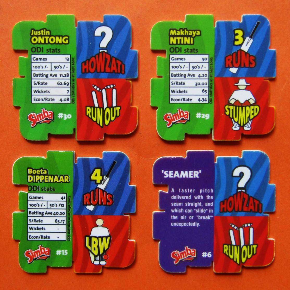 2003 ICC Cricket World Cup Tazos by Simba