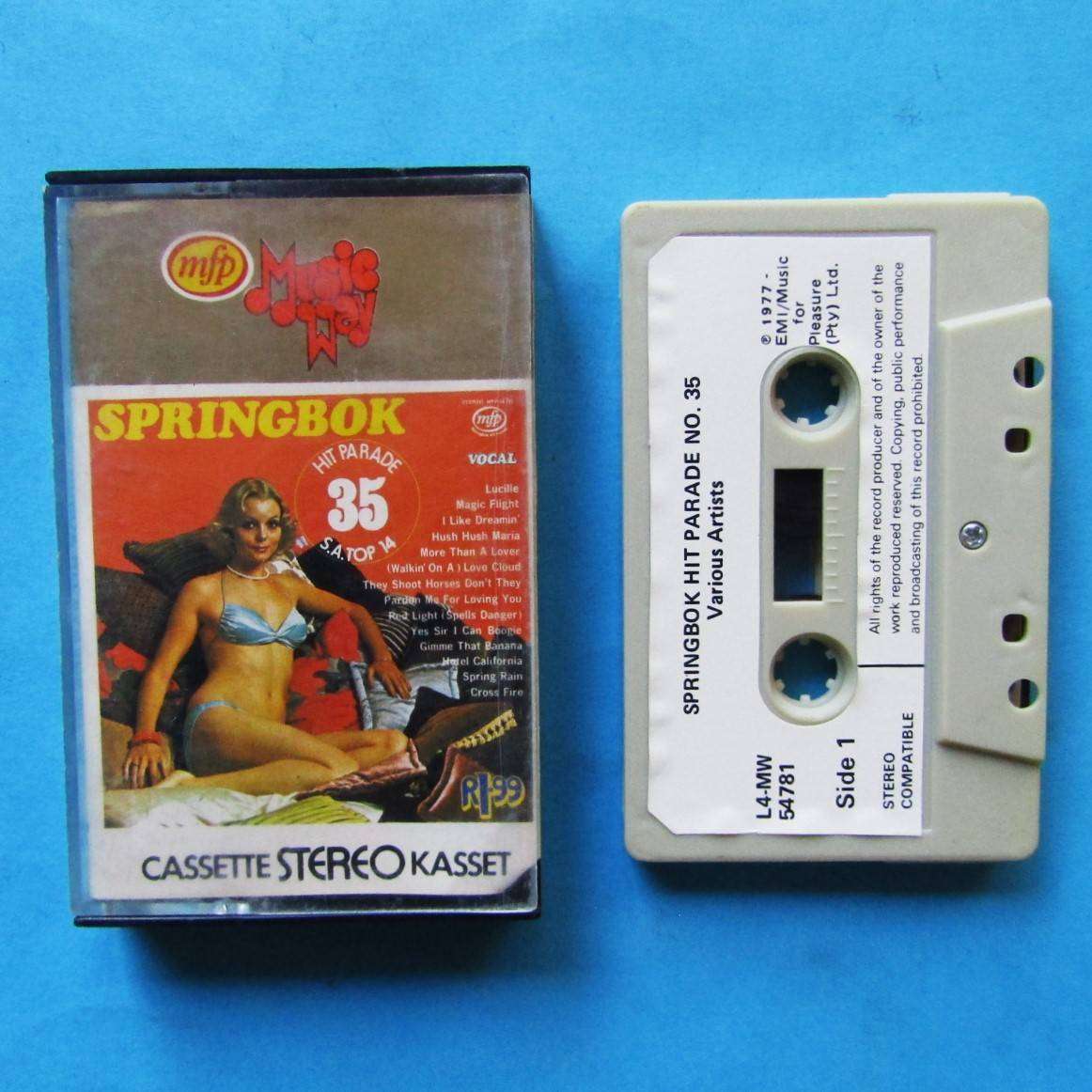 Springbok Hit Parade 35 - Cassette Tape (1977)