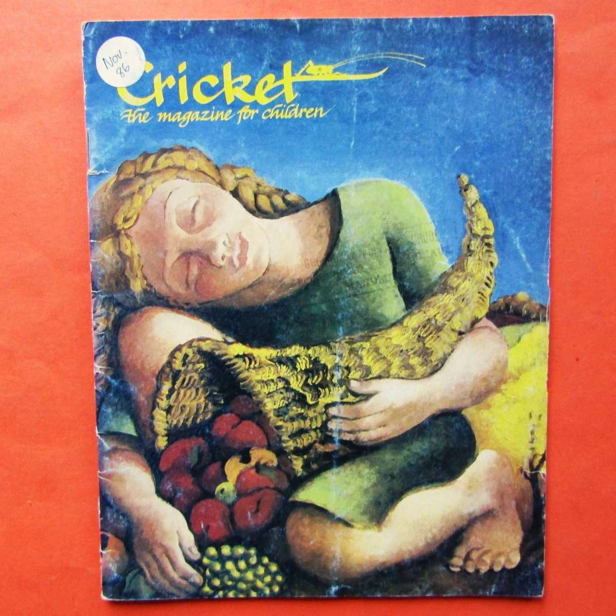 1986 Cricket Magazine for Children