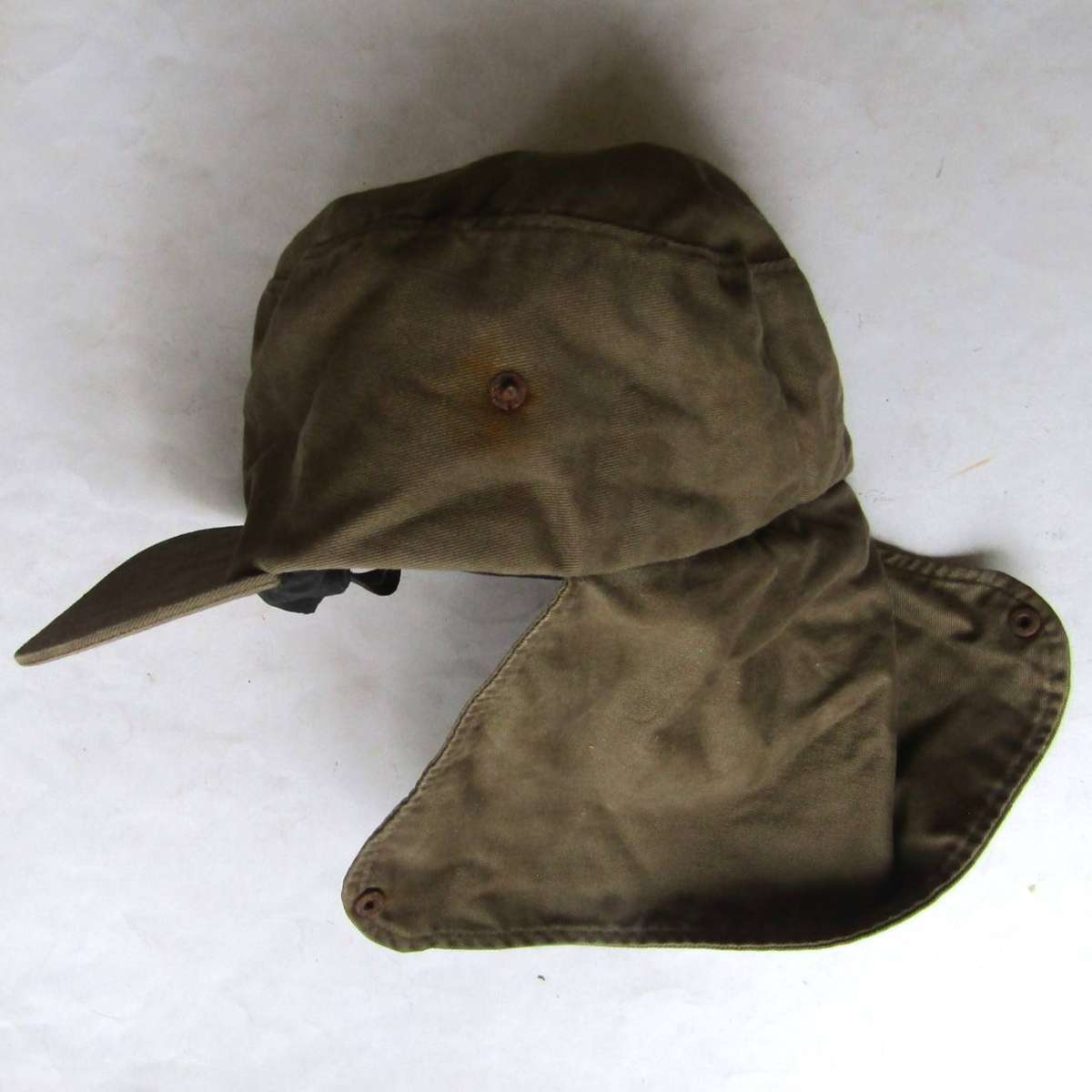 SADF Army Nutria Neck Flap Cap - Size 60