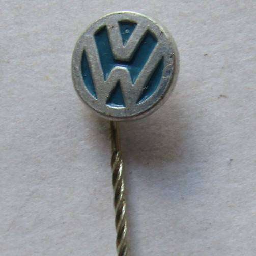 Old Volkswagen Motors Metal Lapel Stick Pin Badge