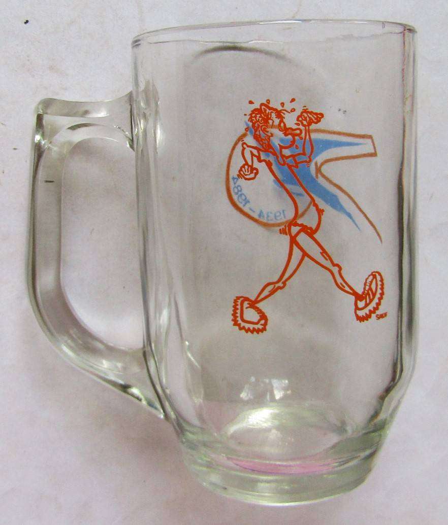 1984 SAA Airways Flying Springbok Beer Mug