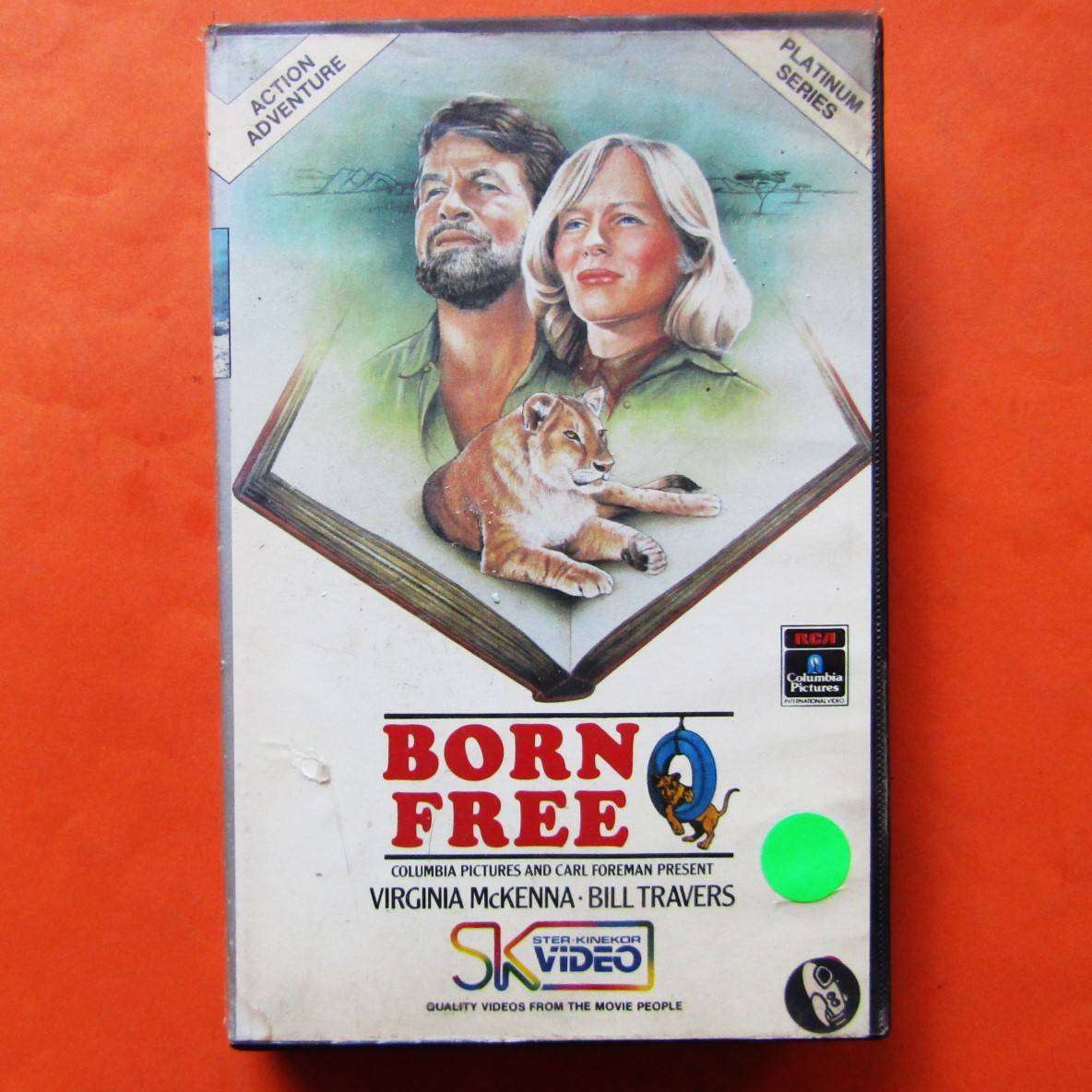Born Free - Movie VHS Tape (1982)