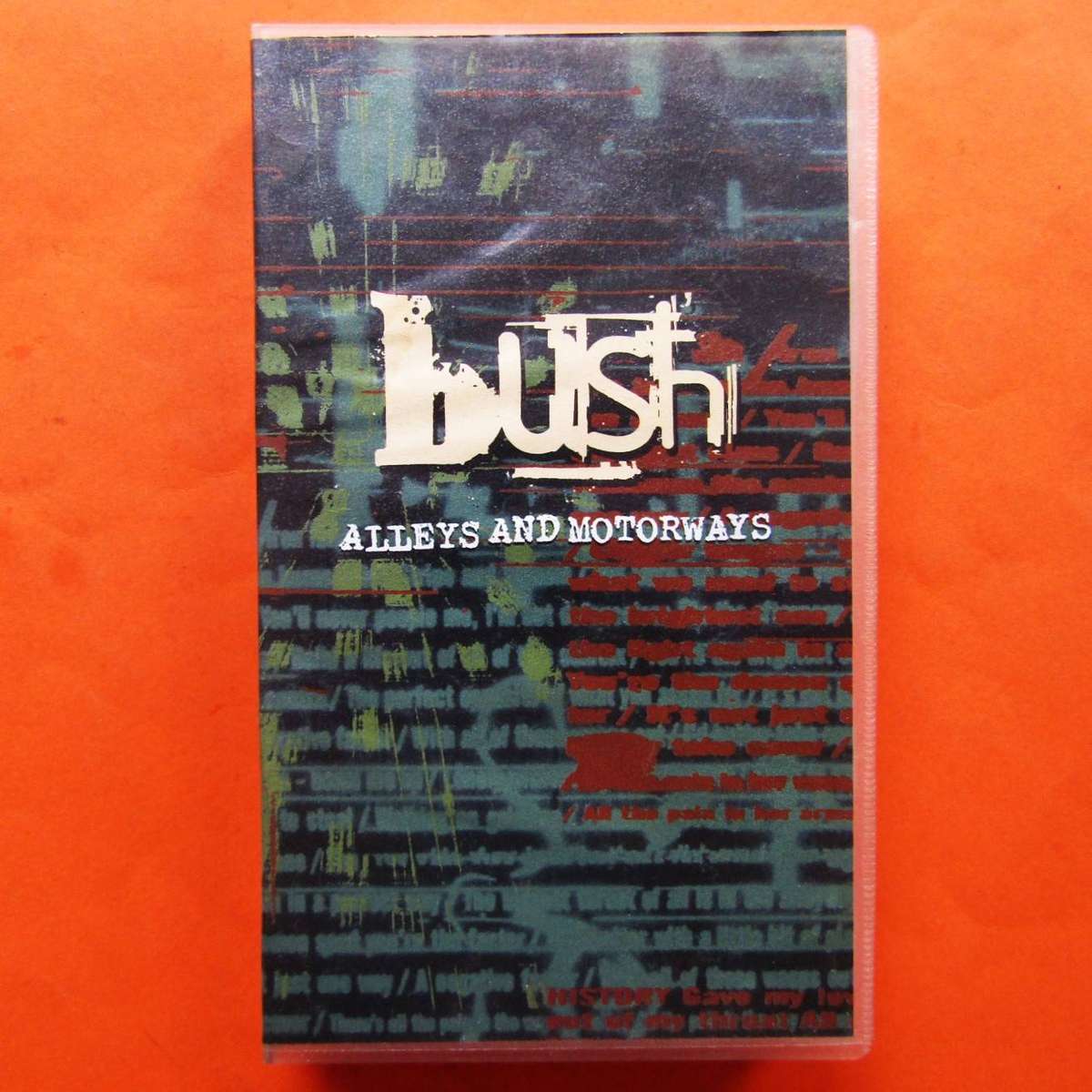 Bush - Alleys and Motorways - VHS Video Tape (1997)