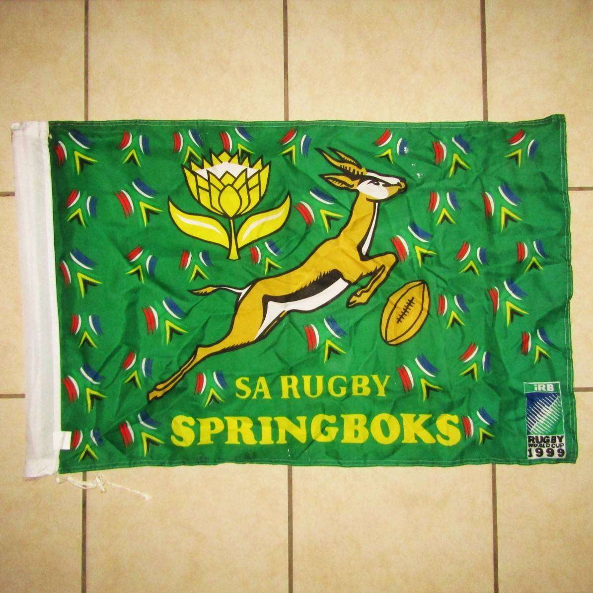 1999 World Cup Springbok Rugby Flag