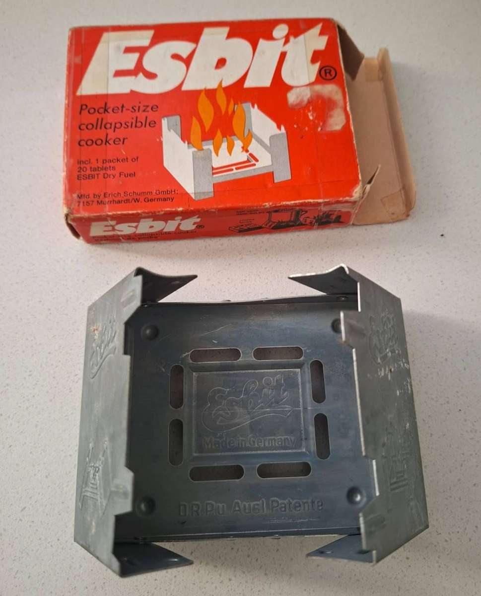 Old Esbit Pocket Cooker Unused in Box - Made in Germany