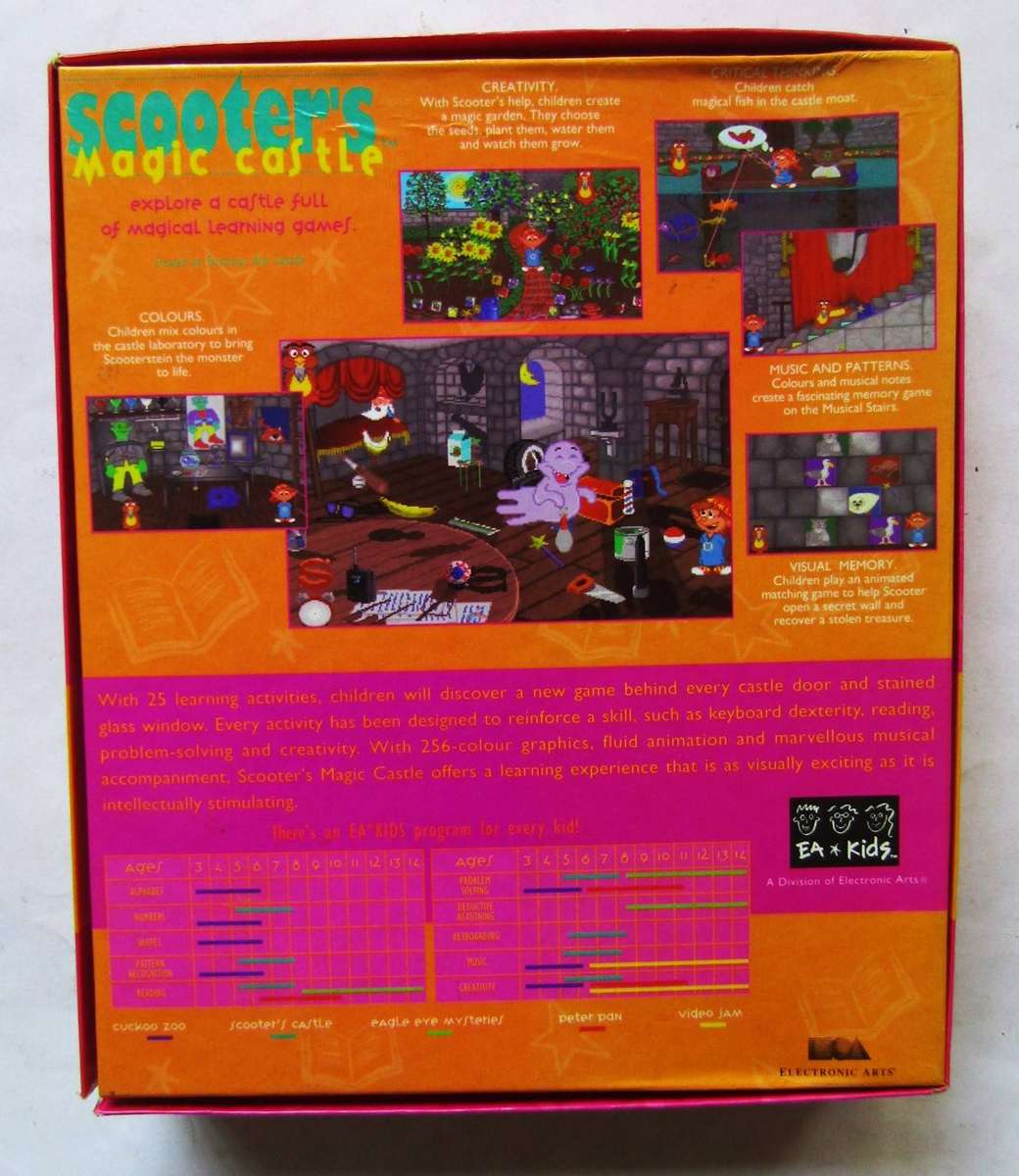Scooter's Magic Castle - 5 Stiffy Disk Big Box PC Program
