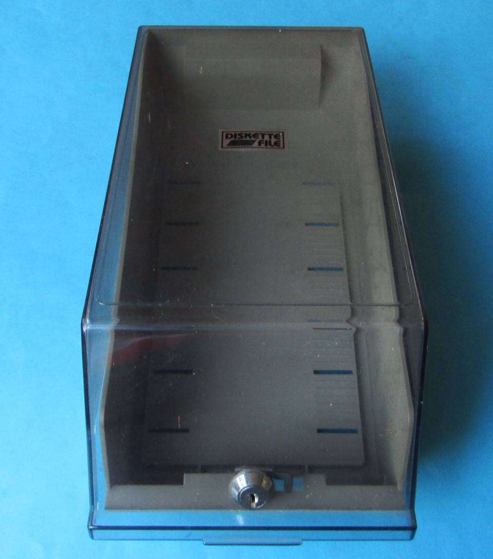 Old Floppy Disk File Storage Case
