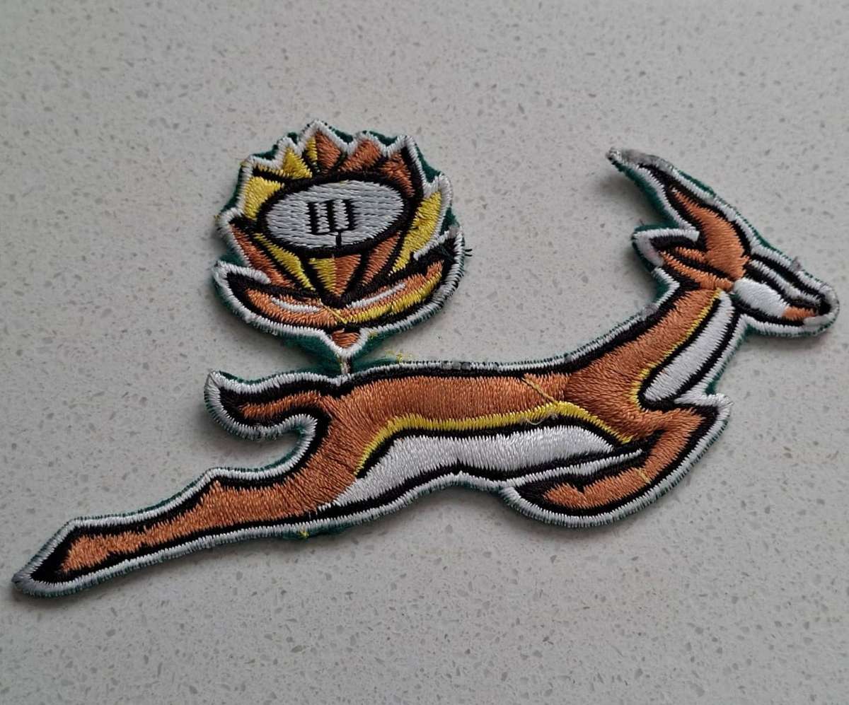Old Embroidered Springbok Rugby Badge