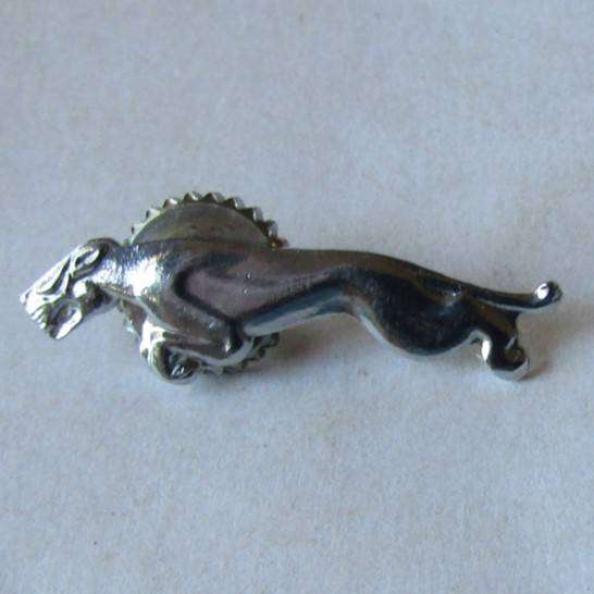 Small Old Jaguar Motors Metal Badge