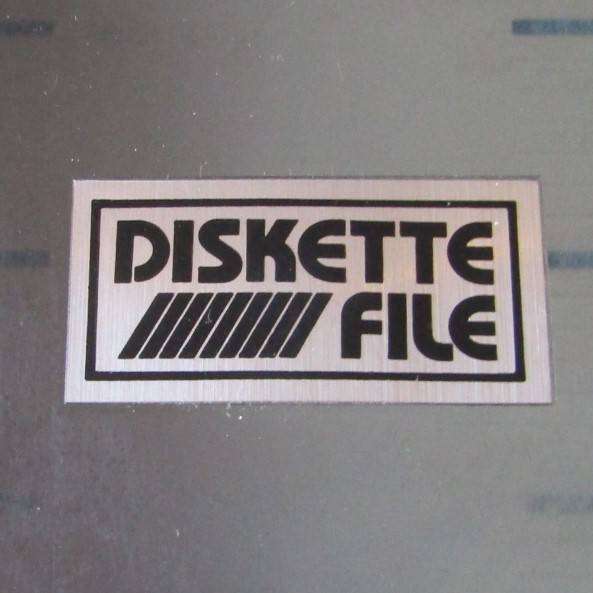 Old Floppy Disk File Storage Case