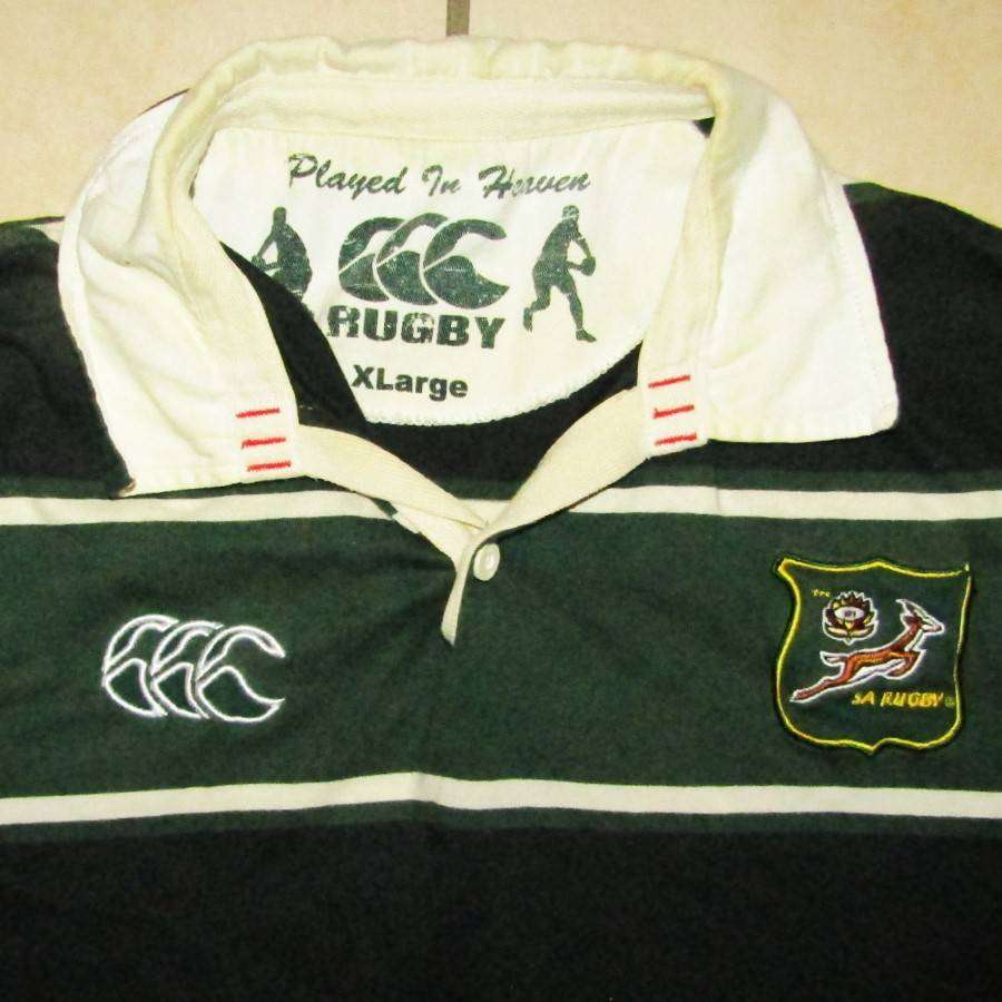 Old Canterbury Springbok Rugby Shirt - XL Size