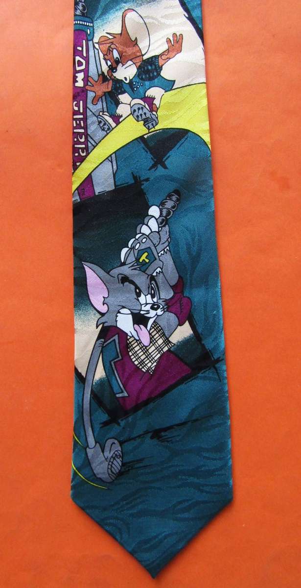 Old Tom & Jerry Cartoon Neck Tie