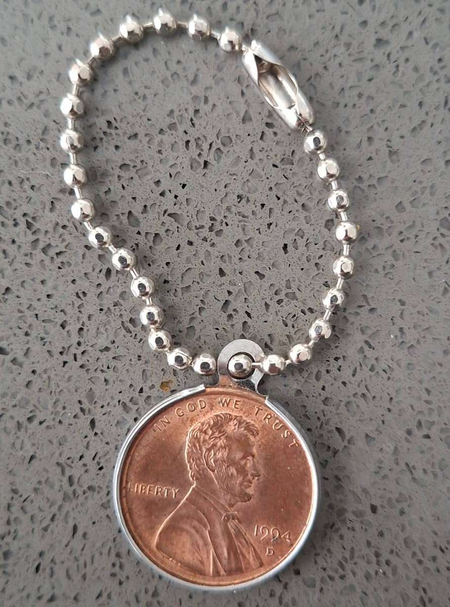 USA 1 Cent Coin Zippo Lighter Tag