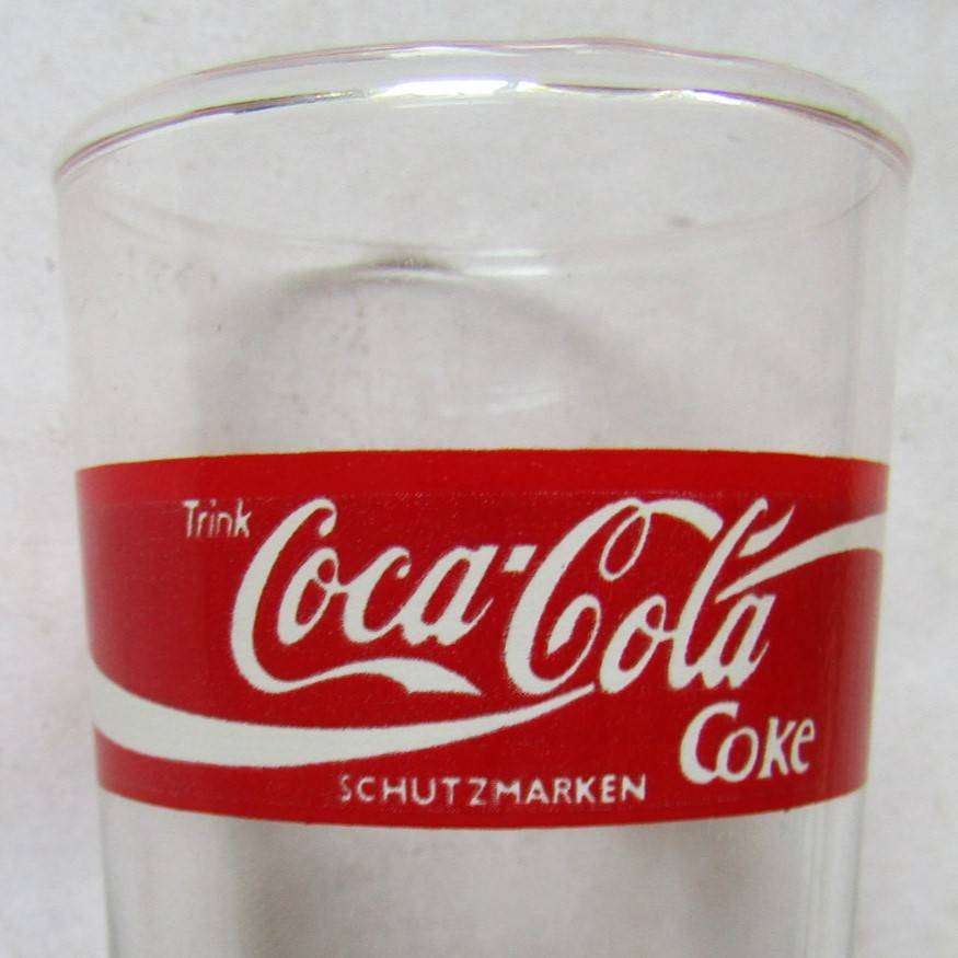 Small Old Coca Cola Glass from Germany