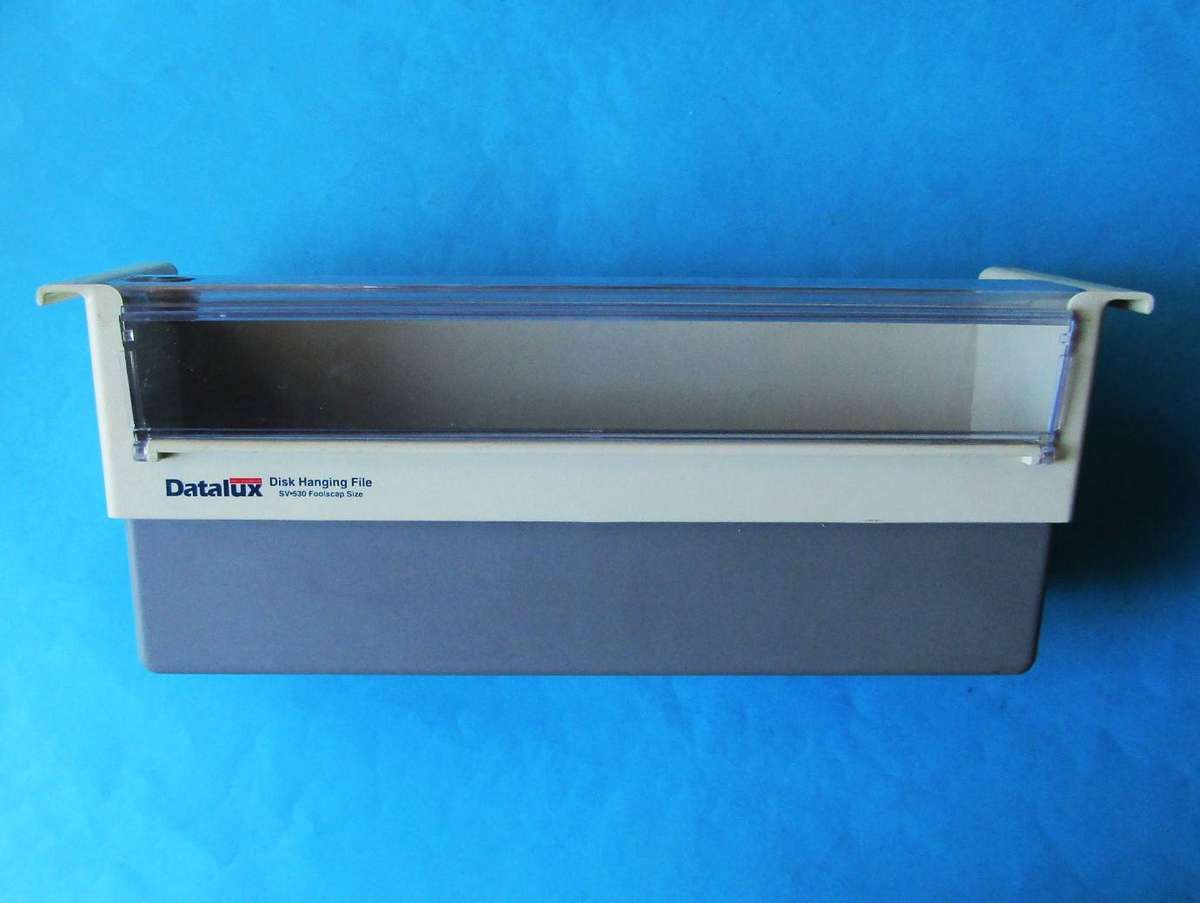 Old Datalux Stiffy Disk Hanging File Case