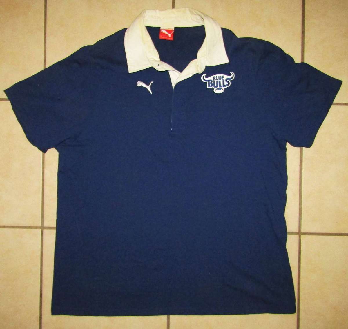 Old Puma Blue Bulls 75 Year Anniversary Rugby Jersey - Size XXL