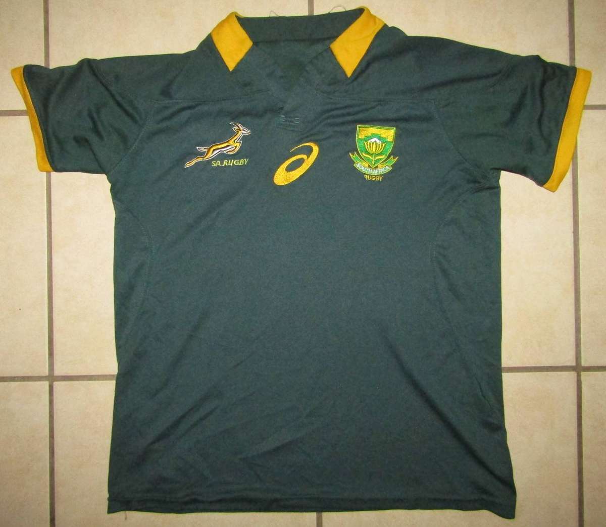Old Springbok Rugby Jersey - Small Kids Size