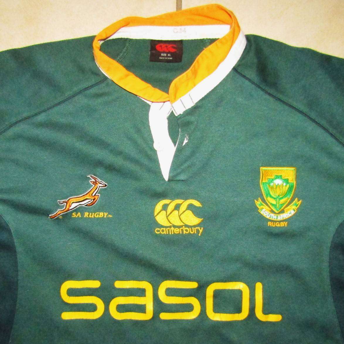 Old Springbok Rugby Jersey - XL Size