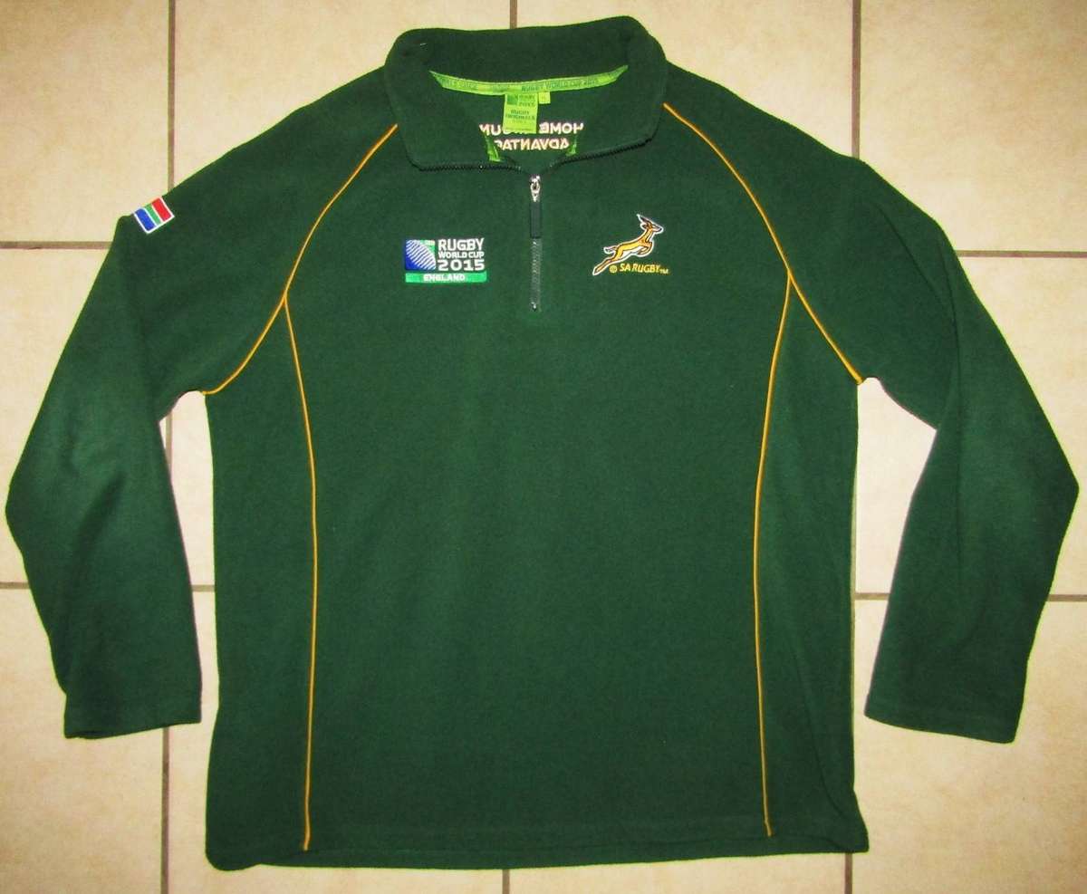 2015 World Cup Springbok Rugby Long Sleeve Top - XL Size