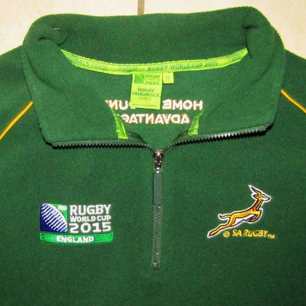 2015 World Cup Springbok Rugby Long Sleeve Top - XL Size