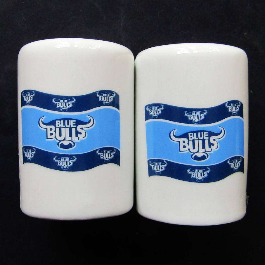 Old Blue Bulls Rugby Salt and Pepper Pots