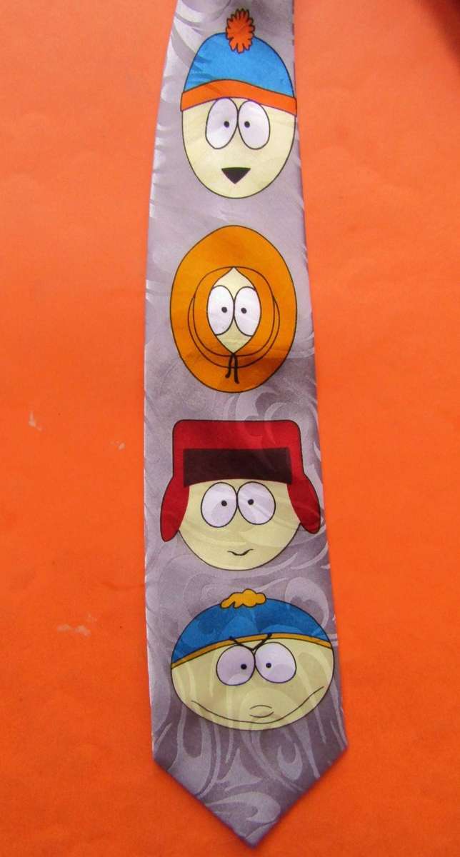 Old South Park Cartoon Neck Tie