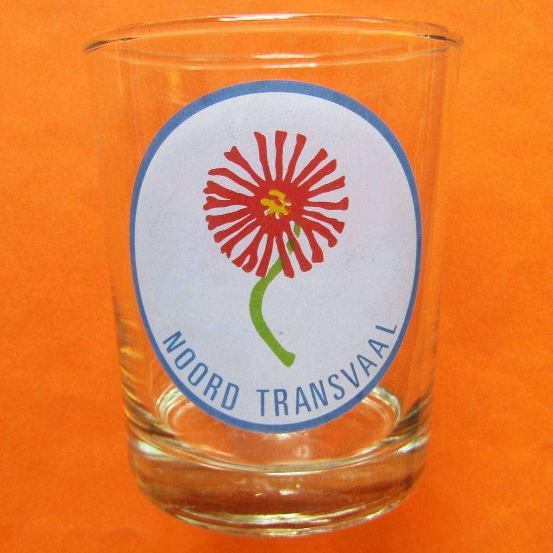 Old Noord Transvaal Rugby Glass