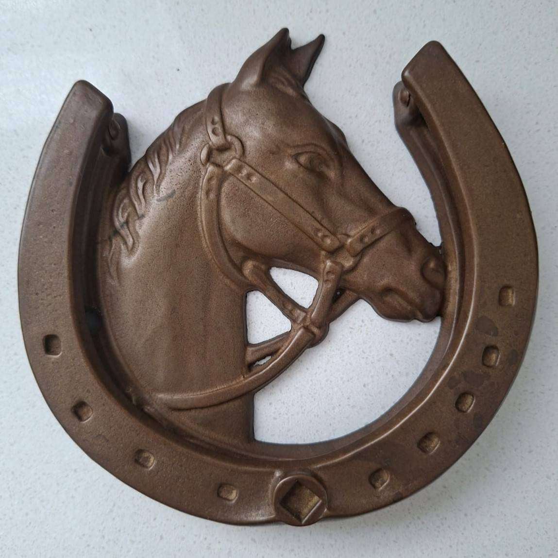 Old Horse Brass Door Knocker