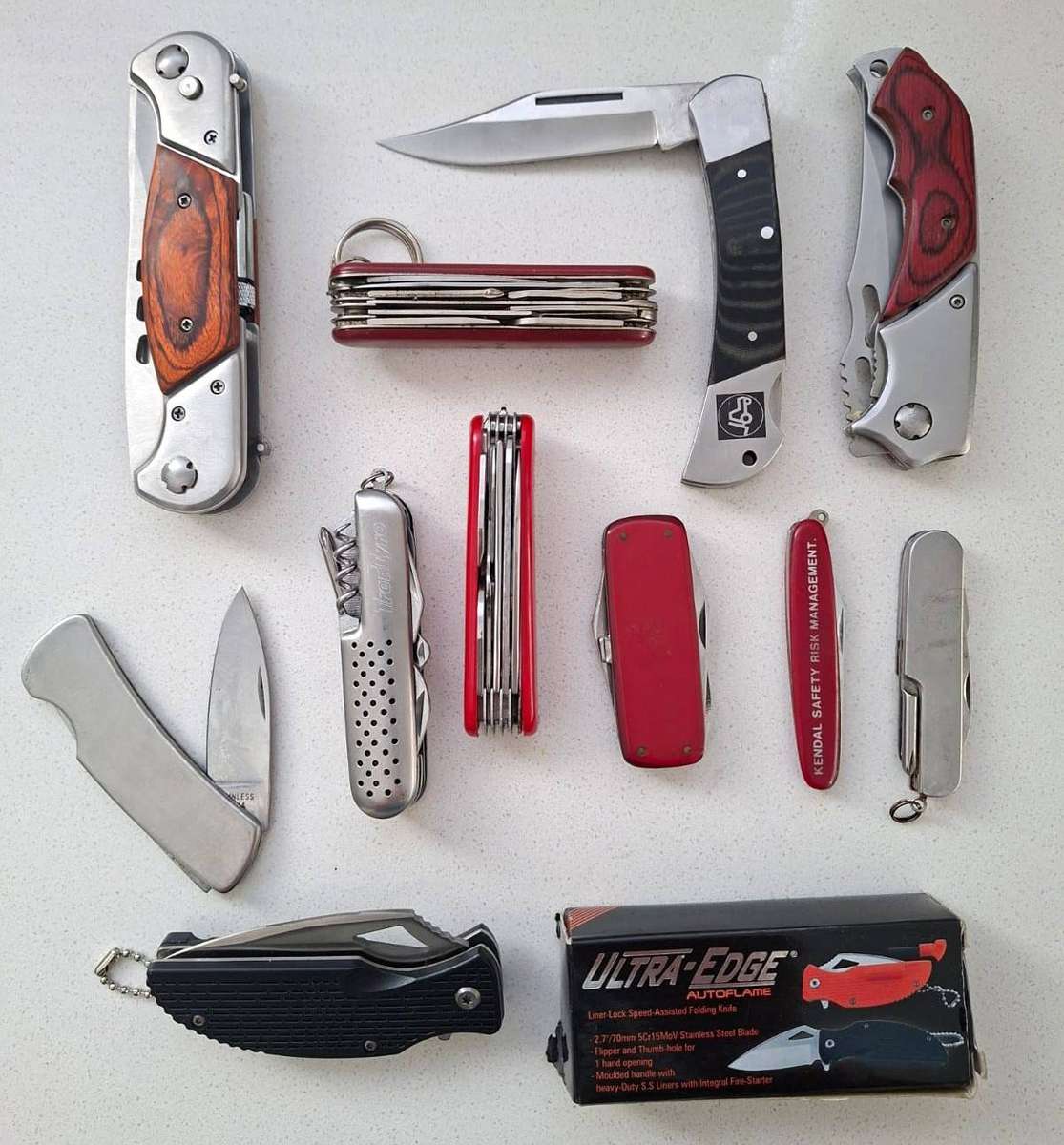 11 Assorted Pocket Knives
