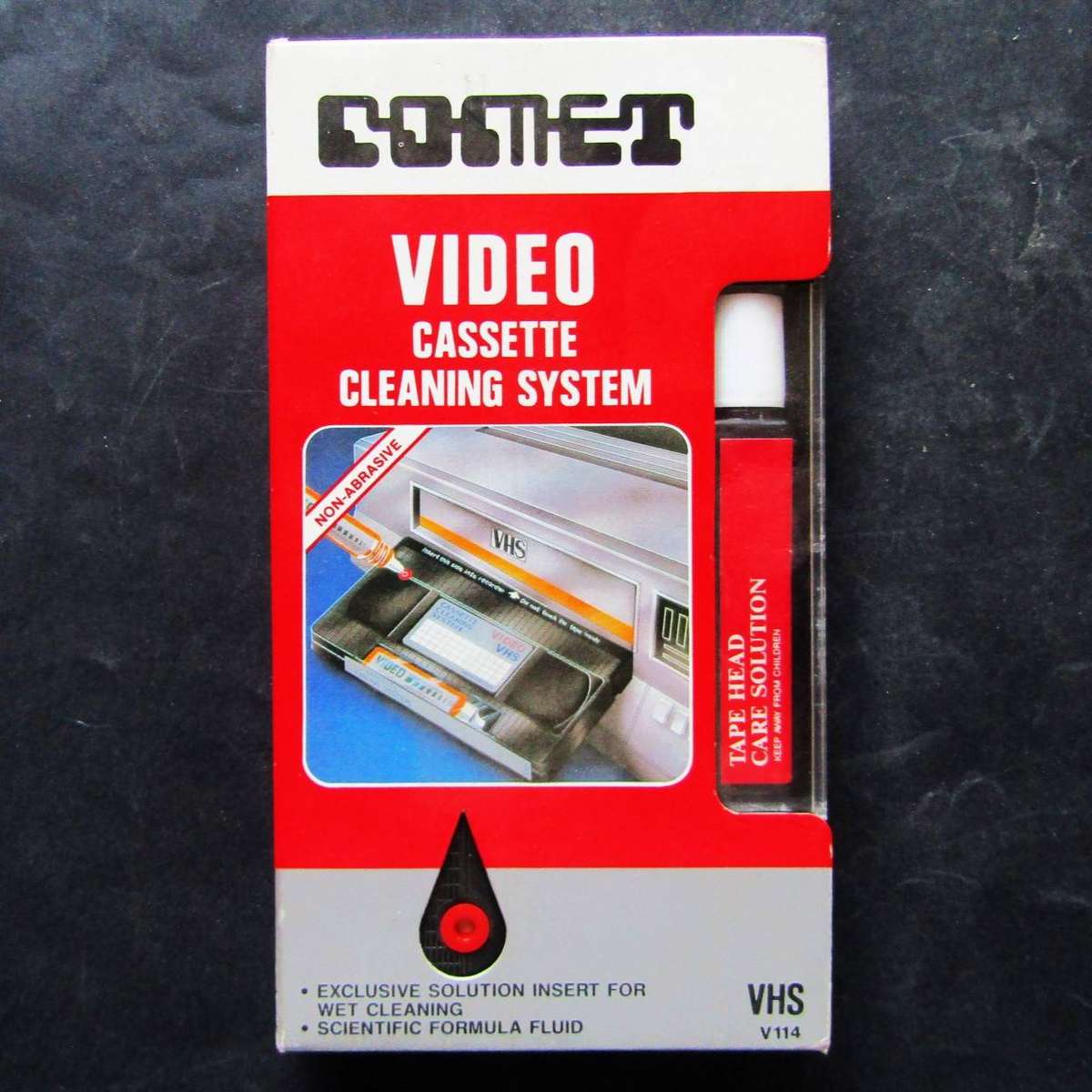 Old Comet VHS Video Cassette Cleaning System