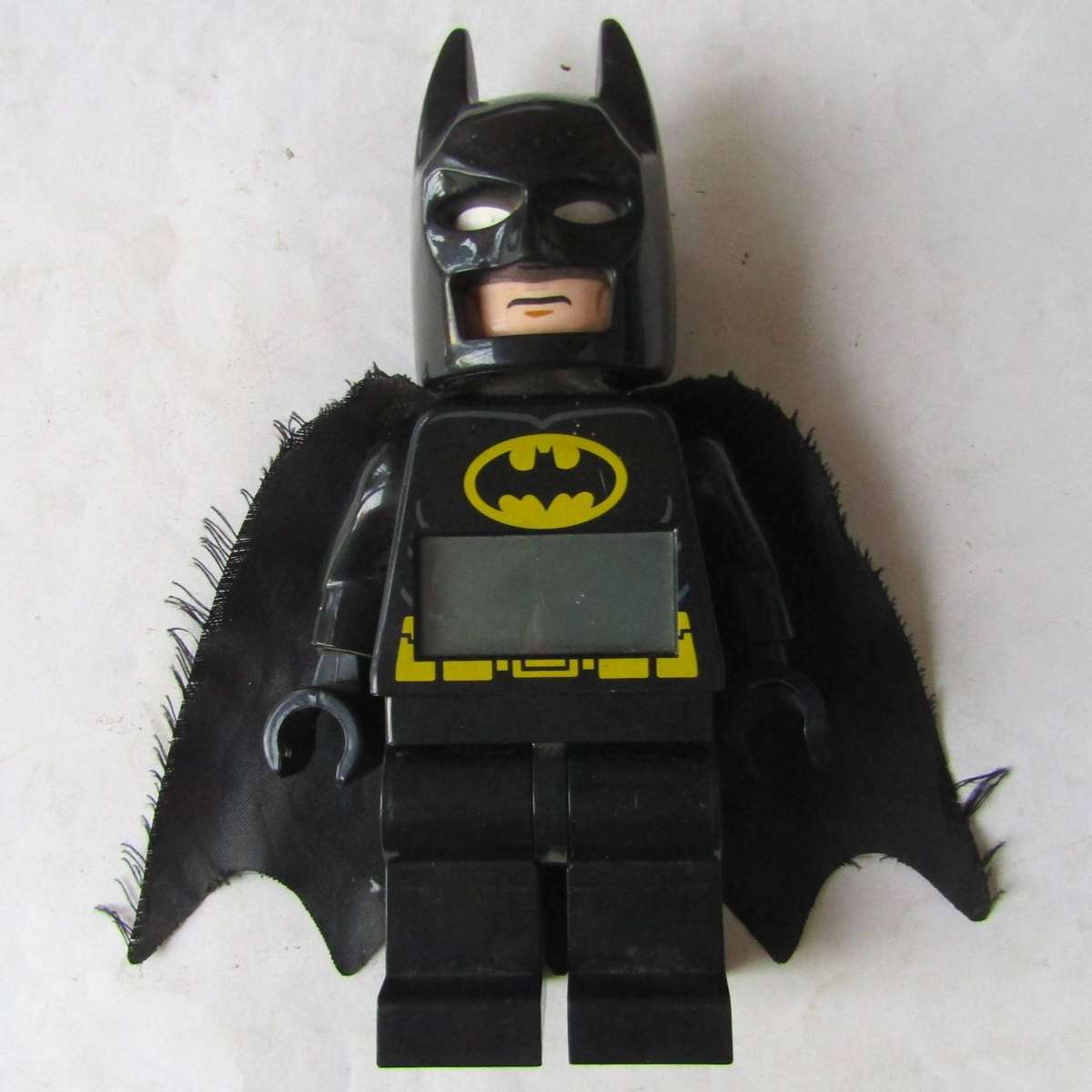 Large Old Lego Batman Alarm Clock Figure