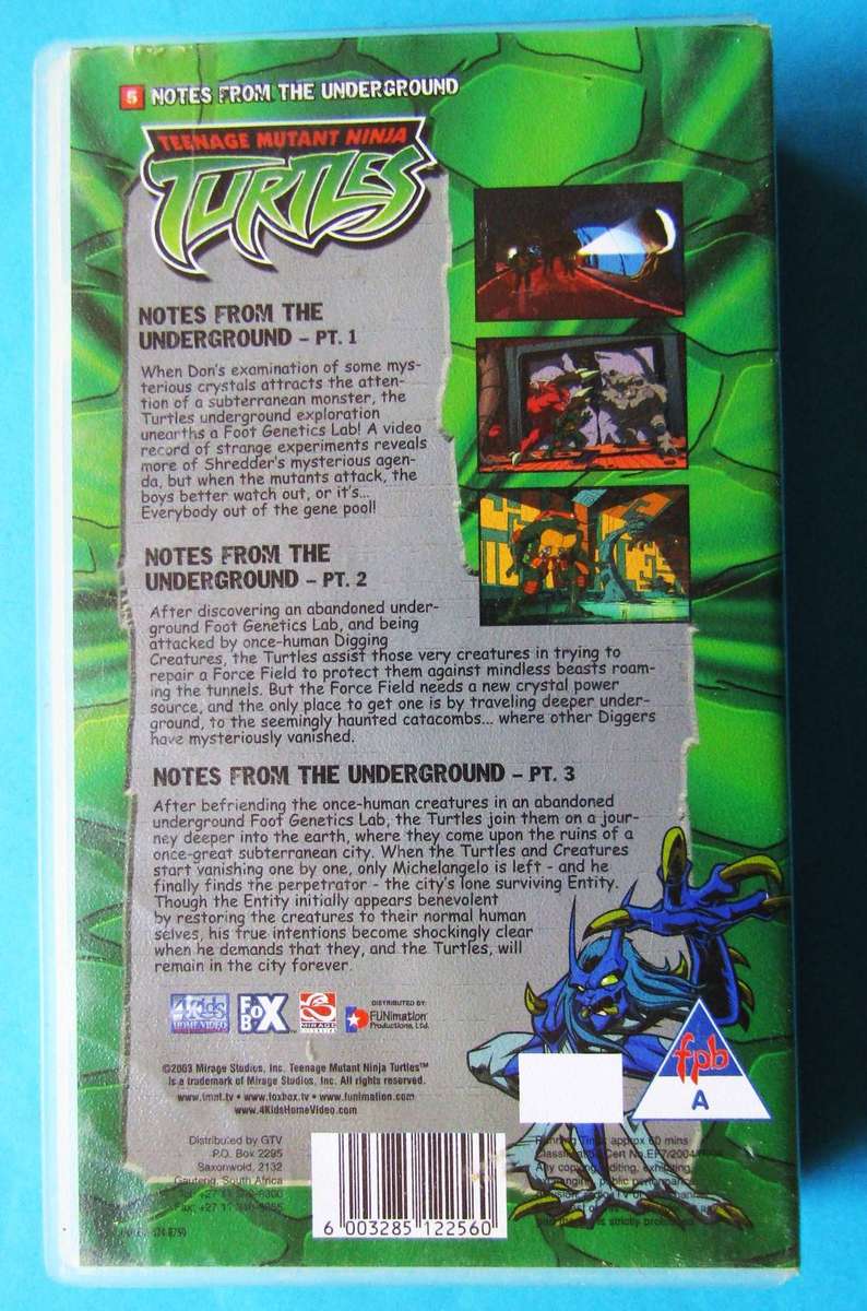 Teenage Mutant Ninja Turtles - VHS Video Tape (2004)