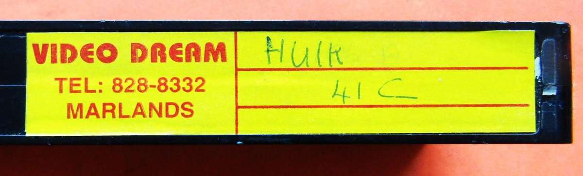 The Incredible Hulk - Episode 1 - Marvel Comics VHS Tape (1984)