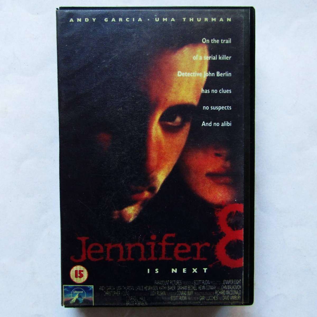 Jennifer 8 - Andy Garcia - Movie VHS Tape