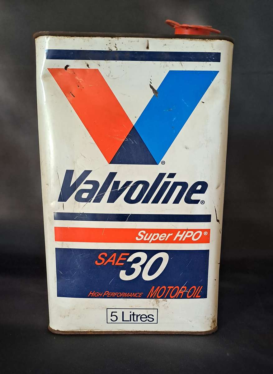 5L Valvoline Super HPO SAE Motor Oil Tin