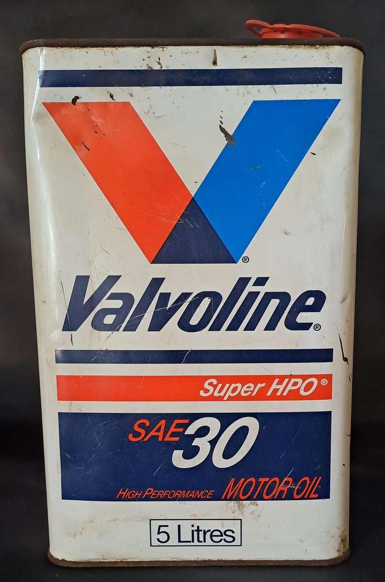 5L Valvoline Super HPO SAE Motor Oil Tin