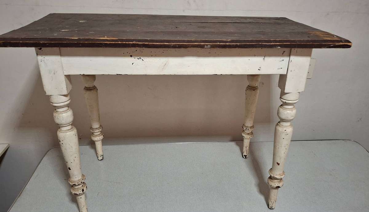 Vintage Wooden Table - Antique Furniture, 107x51x73cm
