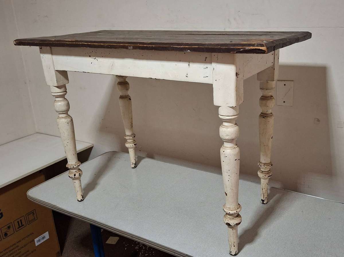 Vintage Wooden Table - Antique Furniture, 107x51x73cm