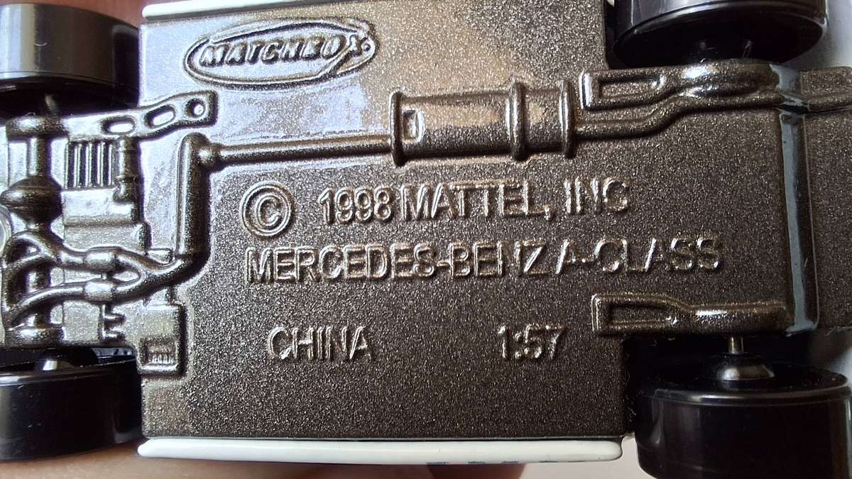 Matchbox Mercedes Benz A Class White Die Cast Model