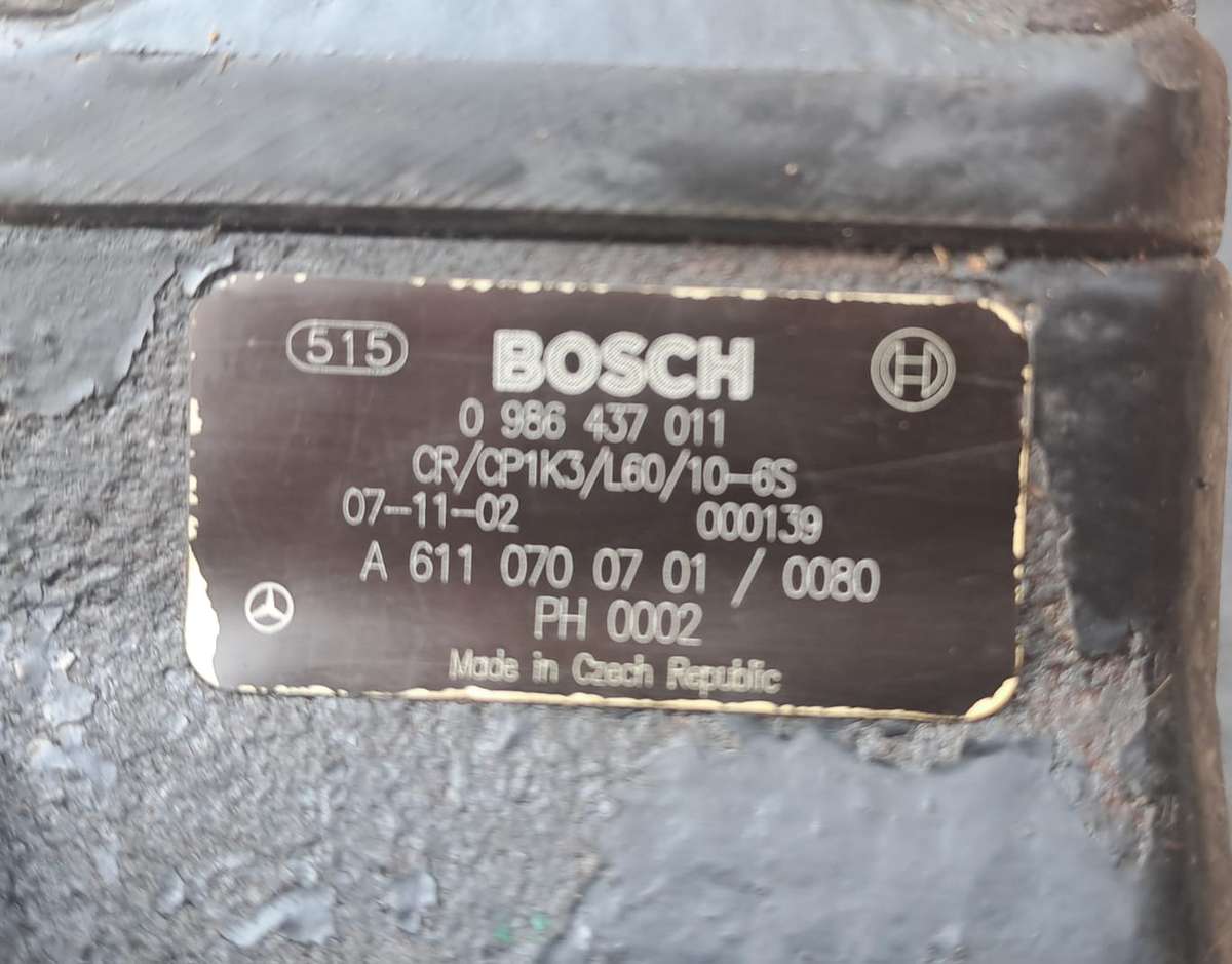 Mercedes sprinter 2000 to 2006 High preasure diesel pump 611