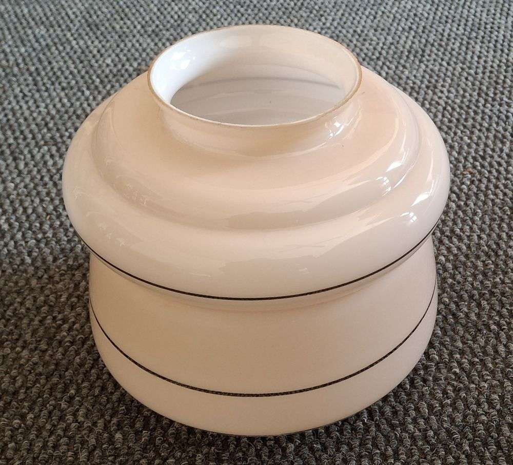 Vintage Ceiling Lamp Shade Pink Glass