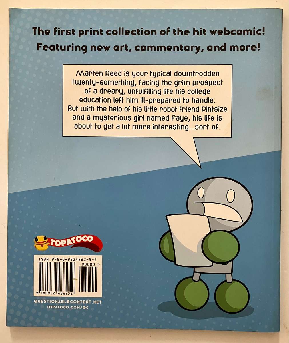 Questionable Content Vol 1 - Jeph Jacques. Softcover, 1st Ed. 2010