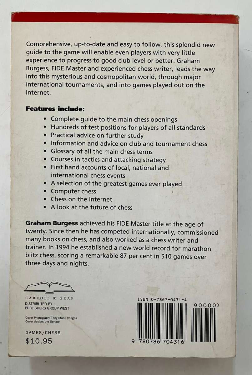 The Mammoth Book of Chess - Graham Burgess. Softcover, 1st Ed, 1997