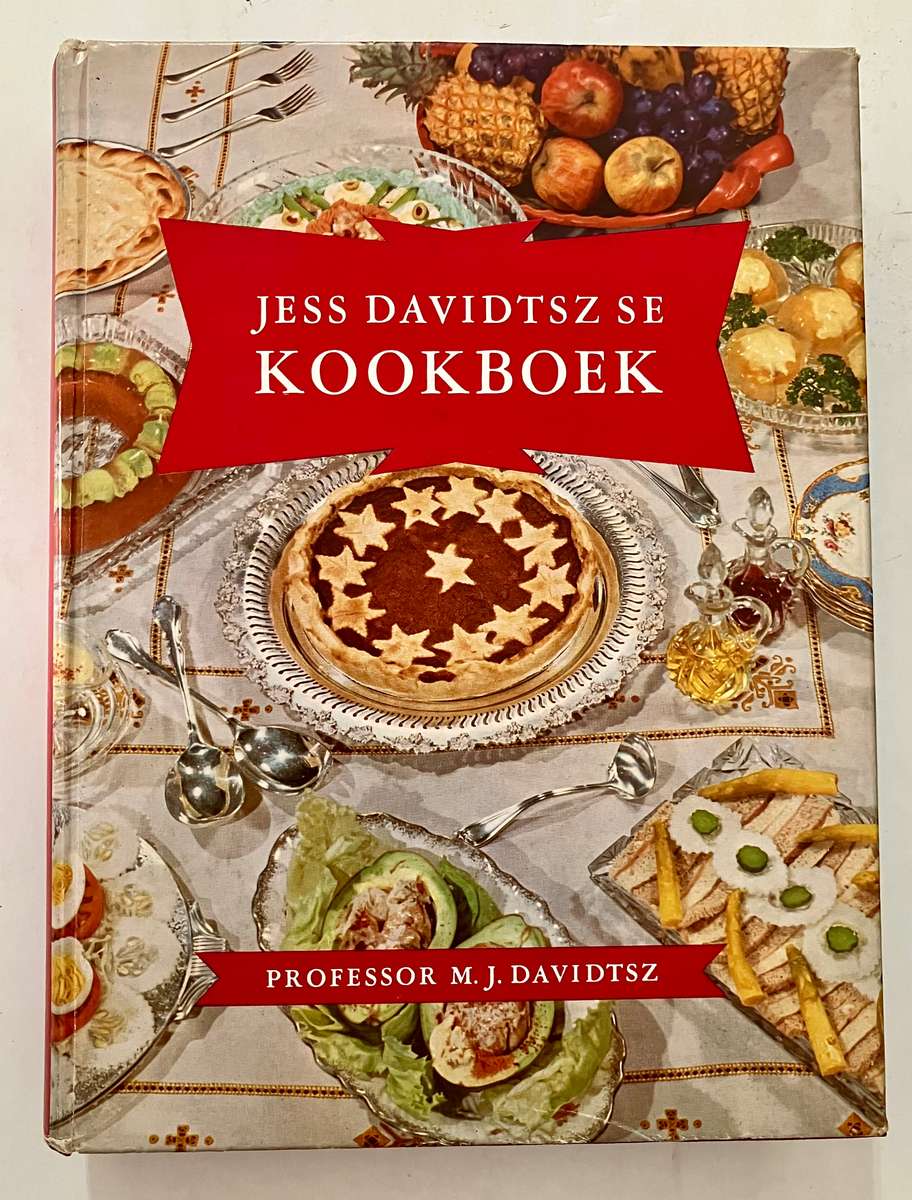 Jess Davidtsz se Kookboek - Prof MJ Davidtsz. Hardeband met sj, 4e Uitg. 1962